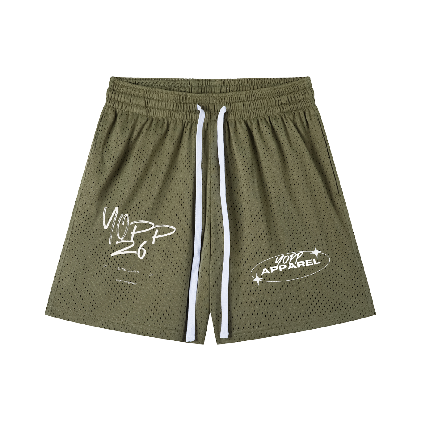 YOPP Mesh Drawstring Shorts