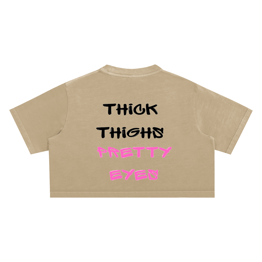 Women's YOPP Snow Washed Crop Top