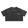 Women's YOPP Snow Washed Crop Top