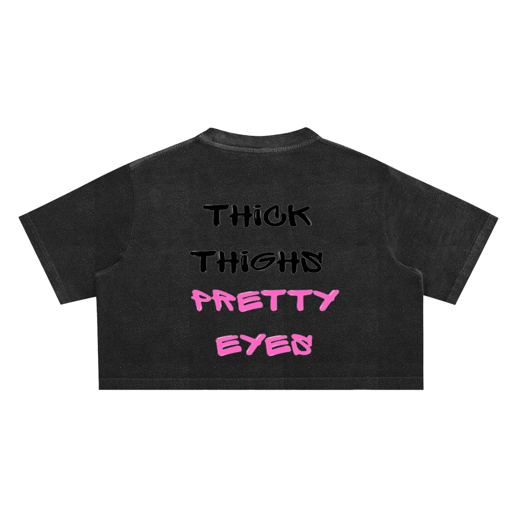 Women's YOPP Snow Washed Crop Top